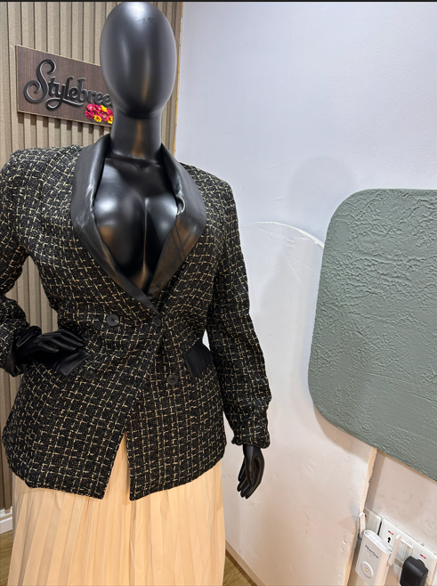SB Black Tweed Blazer