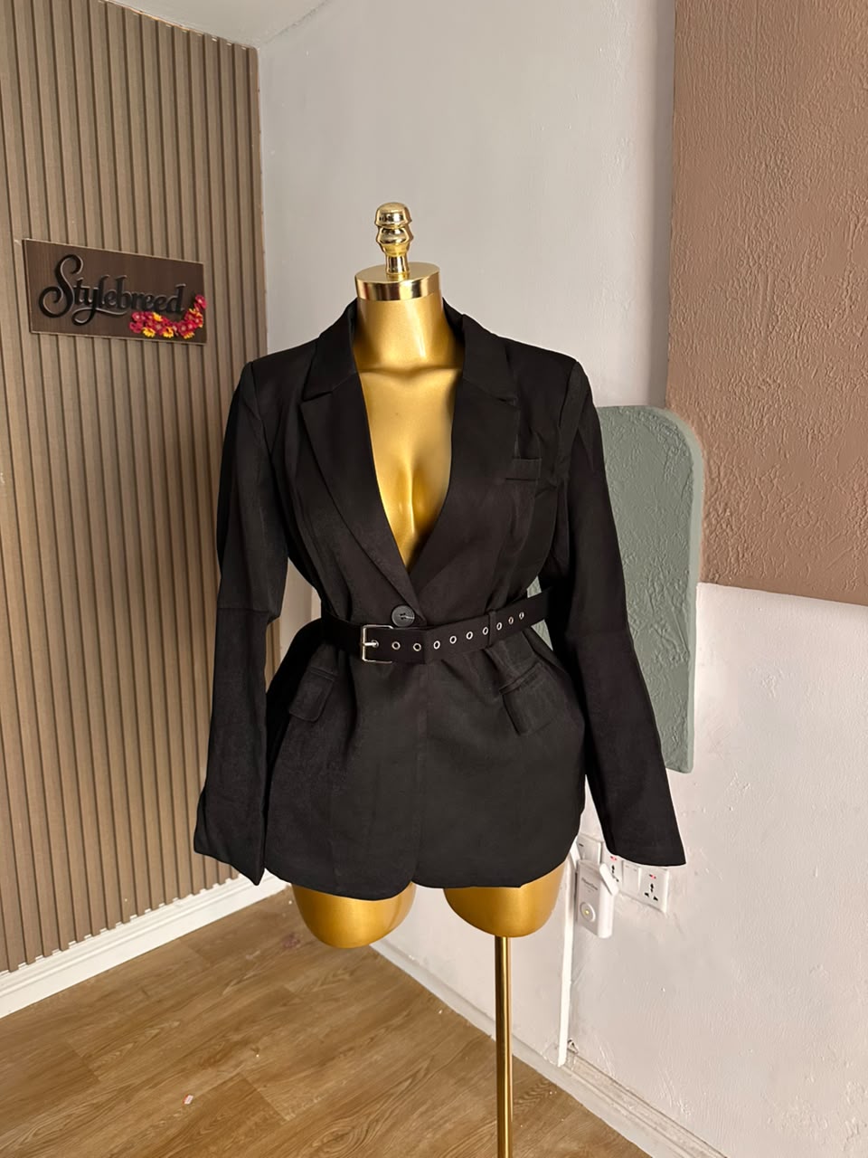 Black Jacket with Belt