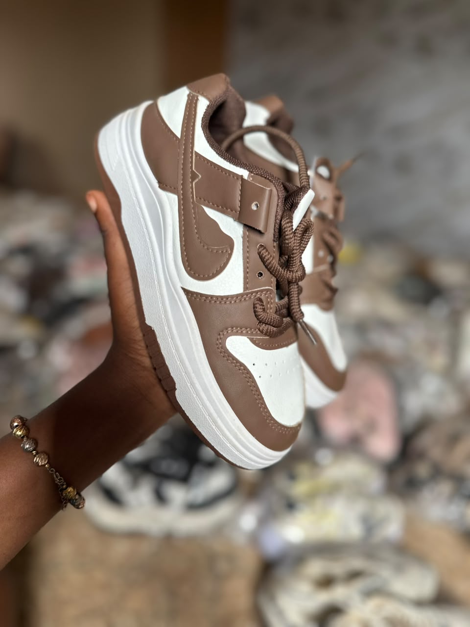 Fashion White Base Sneakers