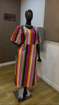 SB Coloured Pattern Dress