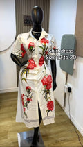 SB Luxury Floral Shirt Dress