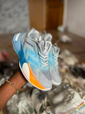 SBS Unique Blue Wave Pattern Action Sneakers