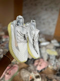 SBS White Knitted Upper Sneakers