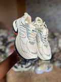 White and Grey Fashion Chunky Sneakers